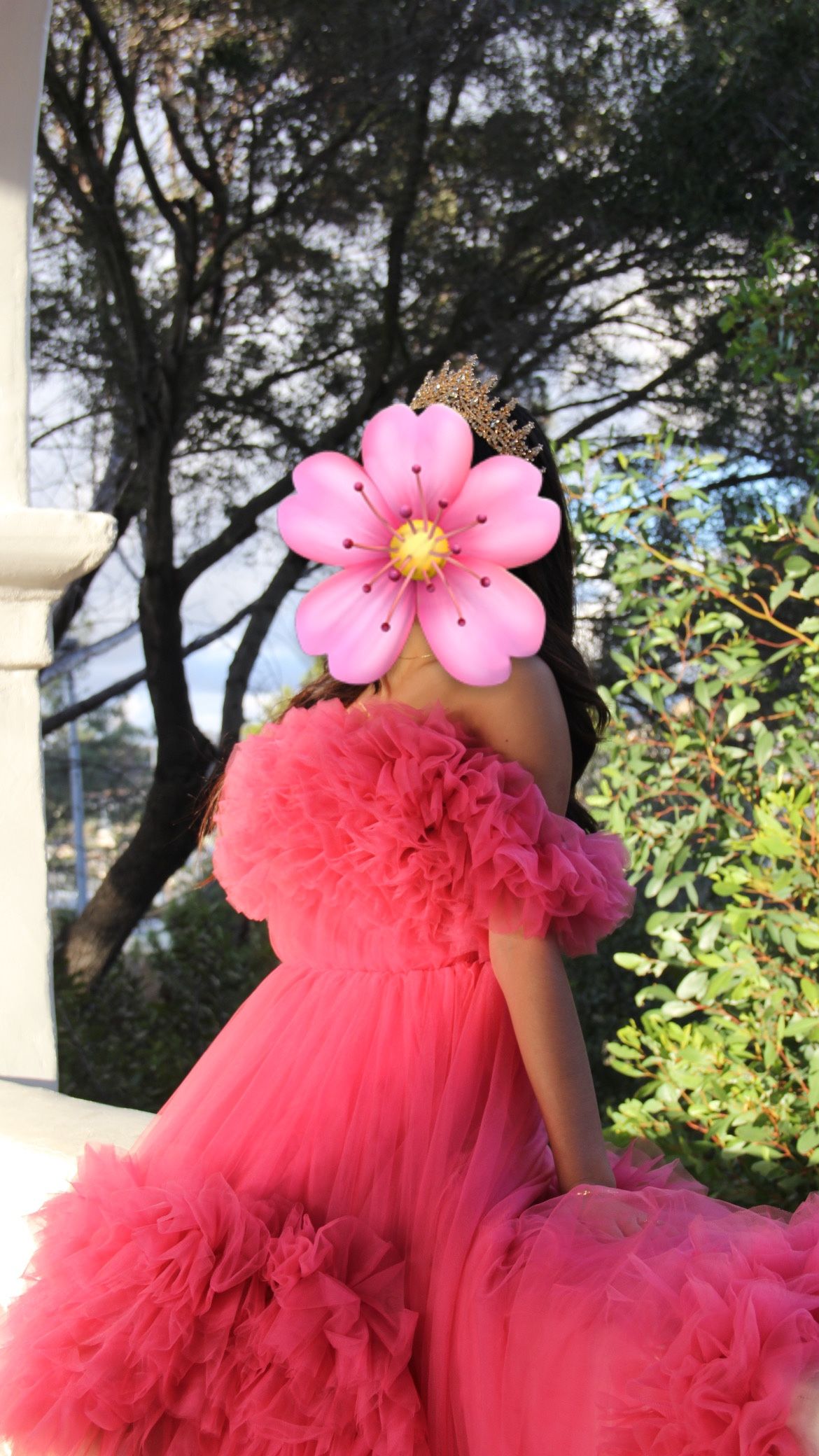 Puffy Long Dress For Photoshoot