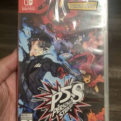 Nintendo Switch P5s Persona 5 Stikers Video Game 