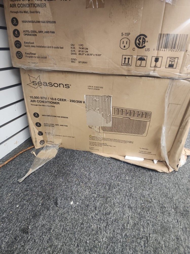 New 10000btu Wall Unit AC