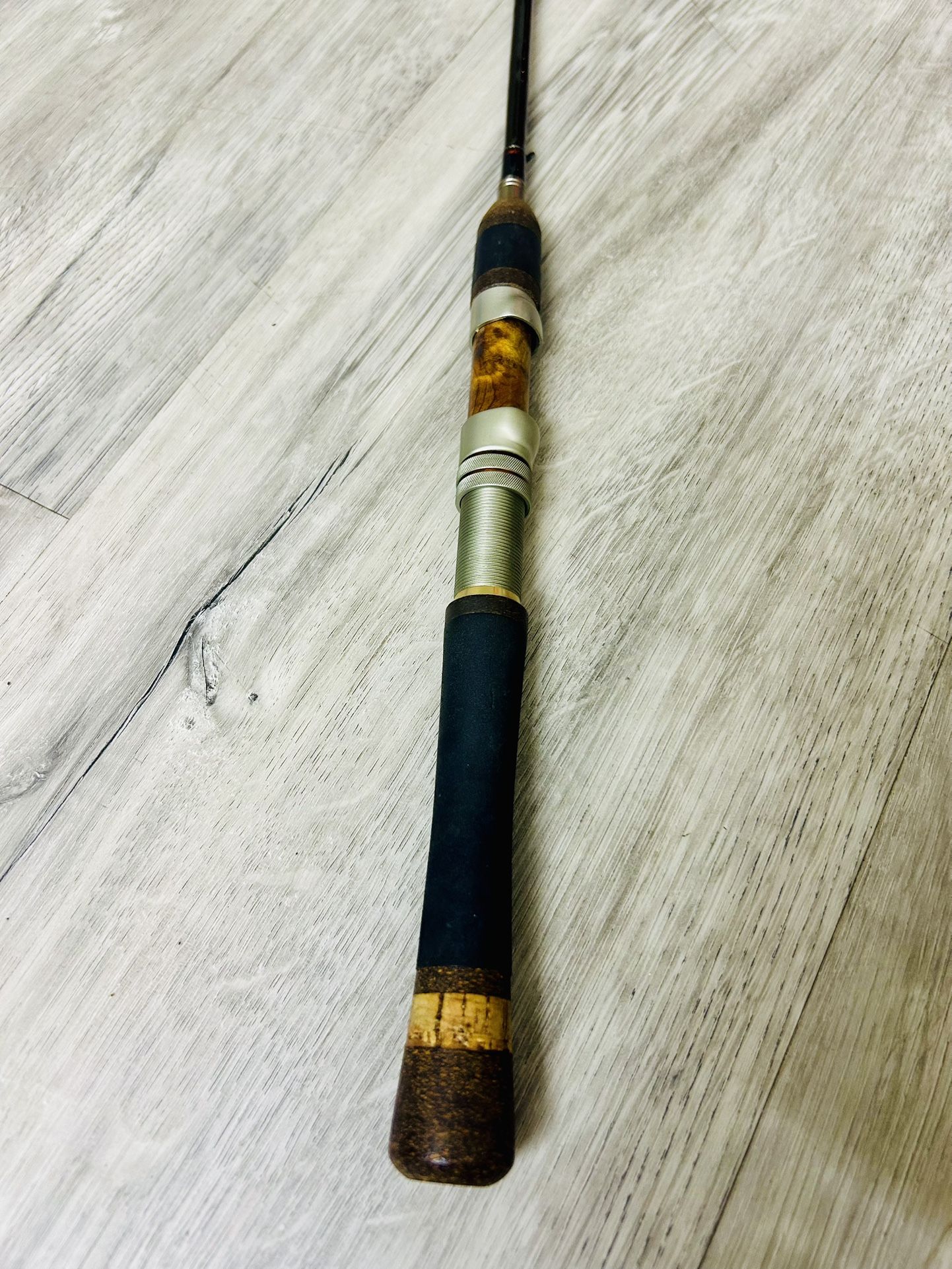 st croix ice noodle rod ST. AVID GLASS AGR18L Wood Boss Shad the Skandic Ice Series Model:7'0