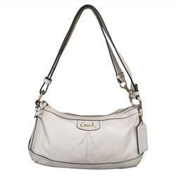 Coach Soft Leather Cream Crossbody/Shoulder Bag.