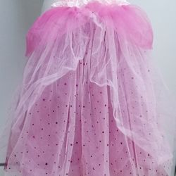 Pink Star Tulle Skirt Sz 5/6