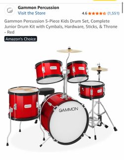 Gammon kids drum set