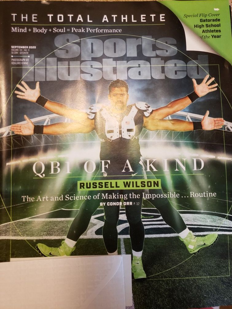 Seahawks SI's and Super Bowl Program,