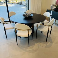 Modern RH Style Dining Chairs