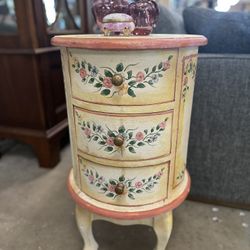 Floral Nightstand 