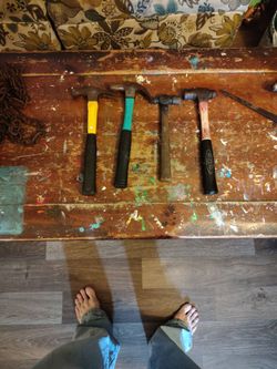 4 Vintage Hammers