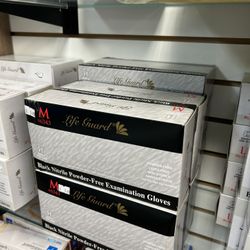 Medium Black Nitrile Gloves Box Of 100 Count. Financing Available NO INTEREST ✅ 