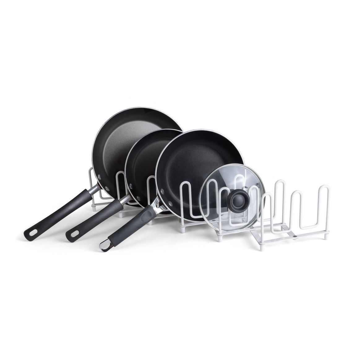 Mainstays Expandable Pan & Lid Organizer- Organizador extensible para cacerolas y tapas