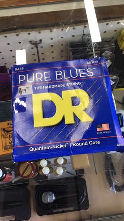 Pure Blues DR Bass Guitar Strings USA Made