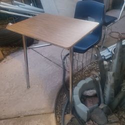 School Desk kids with basket book rack