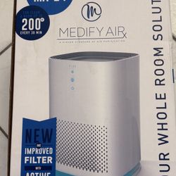 Medify Air Purifier High Filtration With Hepa Filter Removes 99% Airborne Particles New 🆕 In Box Nev Never Used