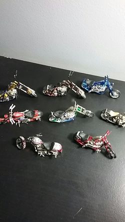 Eight west coast choppers miniatures