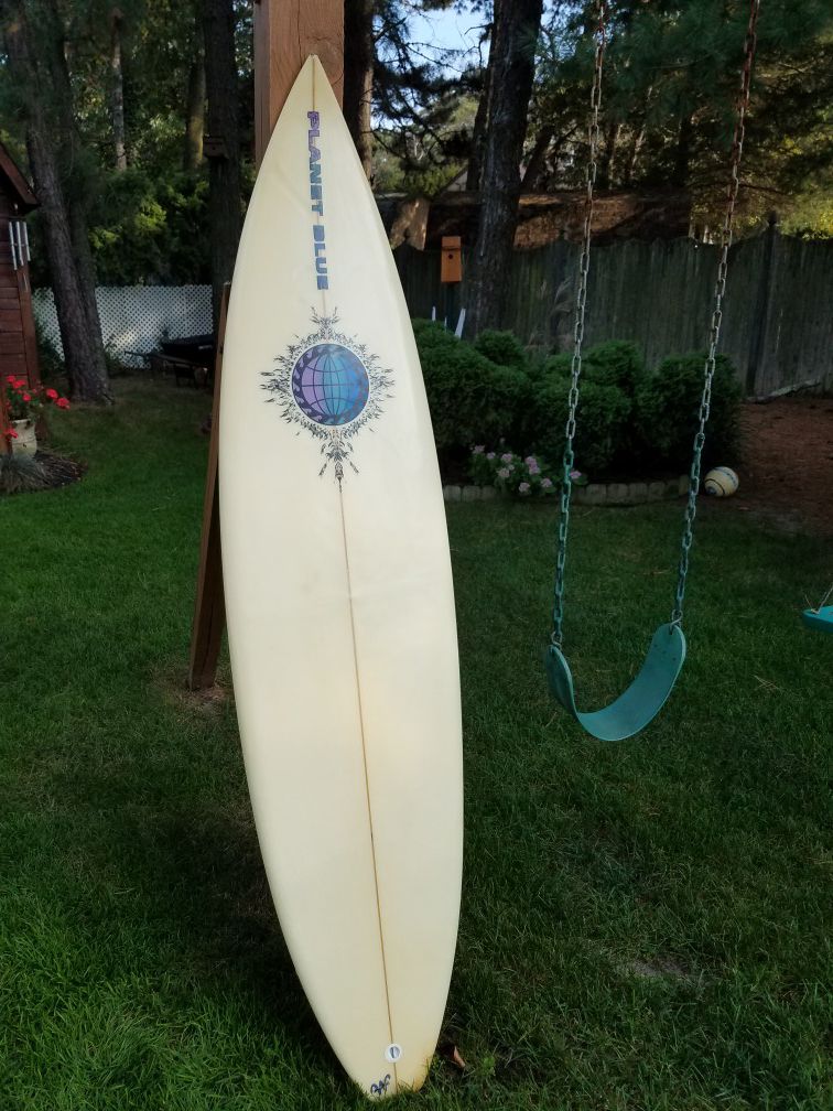 Planet Blue Surfboard