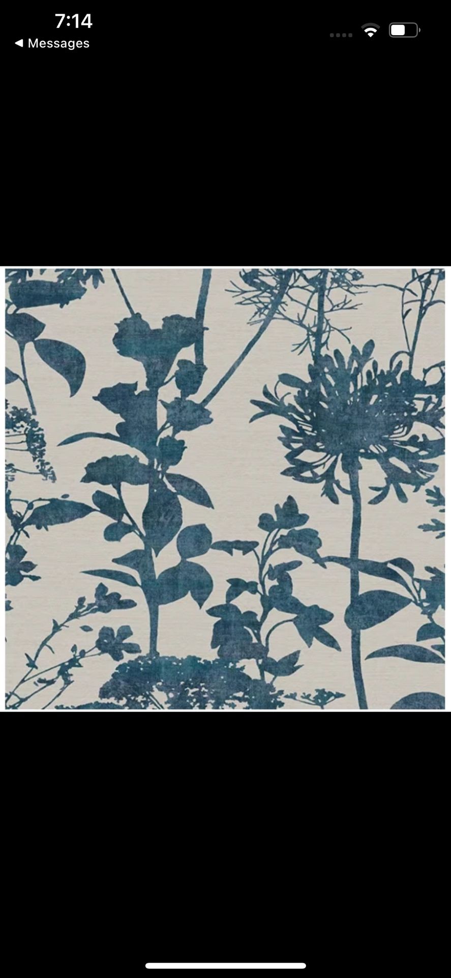 Graham & Brown Esther Ink Vinyl Non-Pasted Wallpaper, Model 121431