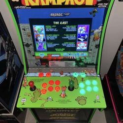 Rampage Arcade 1up Led Buttons 8000 Games 
