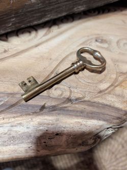 Antique Brass Skeleton Key