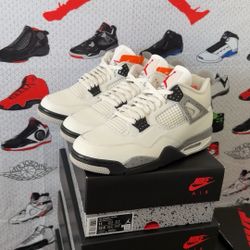 Jordan 4 White Cement