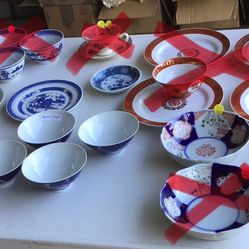 Japanese Asian Style Dishes … Bowls , Plates  , Cups …$2 - 10 Each 