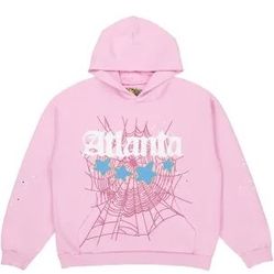 pink spider hoodie / atlanta hoodie (throw offers)