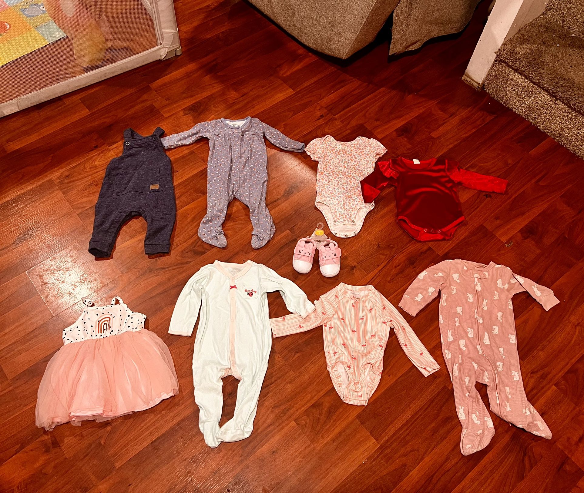 EVERYTHING For 20 Dlls  Baby Girl 9mo