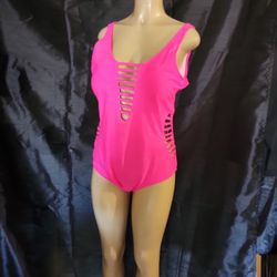 New Neon Pink Bikini Size Lxx 