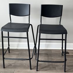Black Plastic Stool