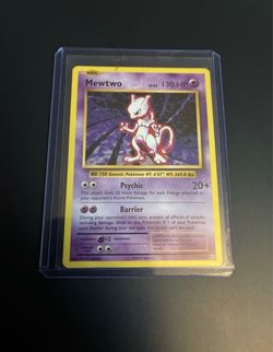 Pokémon Mewtwo 2016 Evolutions Rare Non-Holo Card #51/108