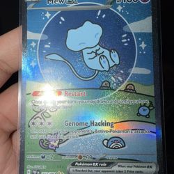 Bubble Mew Pokemon Card Fs/ft
