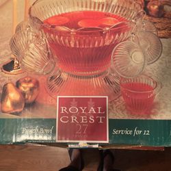 Gibson Royal Crest Punch Bowl