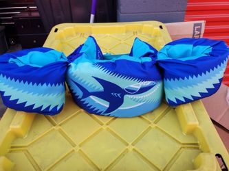 Speedo Blue Shark Safe Splasher Coast Guard Approved Swim Vest