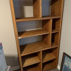 Oak Bookcase Large