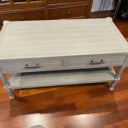 Filbert Stylish 2 Drawer Coffee Table with Lower Shelf 