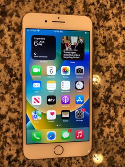 Apple iPhone 8 Plus 64gb Gold Factory Unlocked Battery Capacity 97% - like new