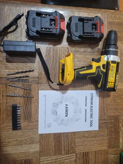 NEW Cordless Hammer Drill set with 2 Batteries 2.0Ah