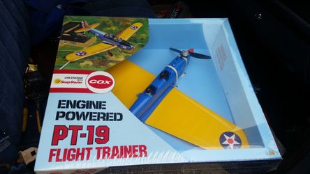 Vintage pt-19 flight trainer never open