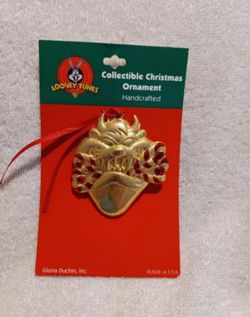 Vintage Looney tunes handcrafted collectible Christmas ornament # 7