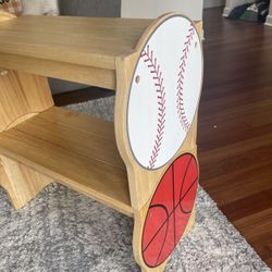 Sports 2 Tier Book Shelf/ Side Table 