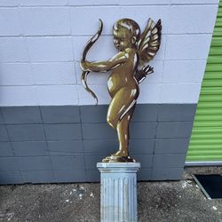 cutout lawn decoration cherub or Cupid,
