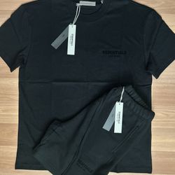 Fear Of God Black Essential Set Brand New S-M