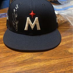 Carlos Correa Signed Postseason Hat