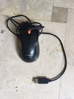 Black Lenovo Mouse 