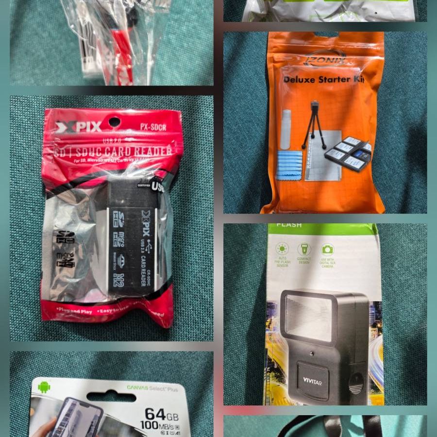 Battery Premium Camera Camcorder Bag. Photo accessory set. New