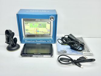Magellan RoadMate 1470 GPS Navigator 4.7" Touchscreen Widescreen **TESTED