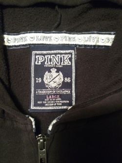 PINK full zip Hoodie jacket