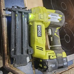 ryobi nail gun for parts no battery 