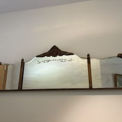 Antique Victorian Mirror 