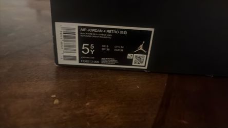 Air Jordan 4 retro 5.5y