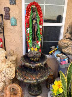 Virgen Guadalupe fountain ⛲️