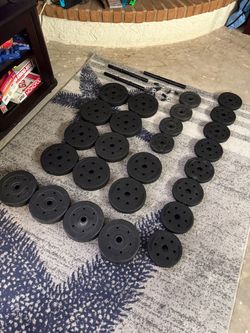 125LB+ Dumbbell & Plate Weight Bundle